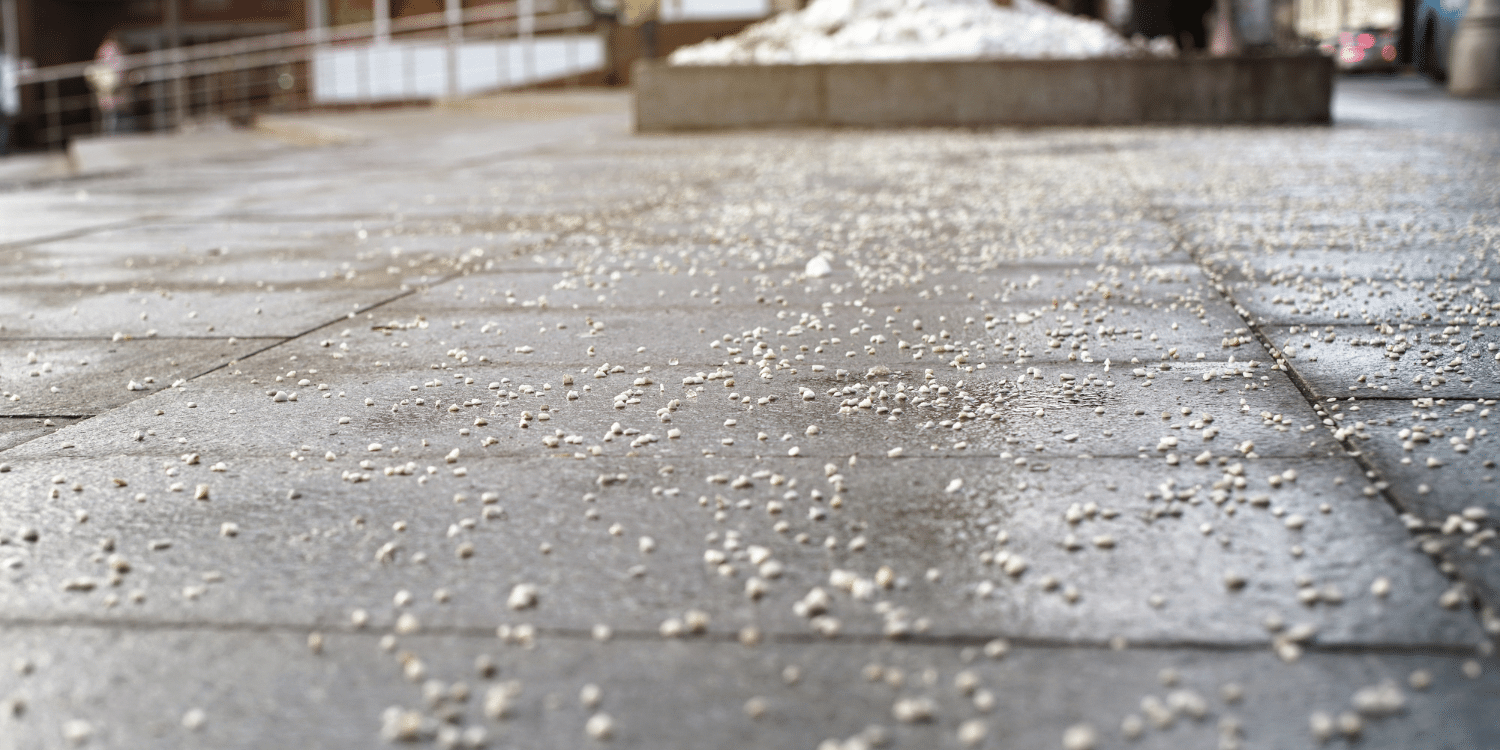 Salt Spread On A Walkway - Ultimate Guide to Salt & De-Icers: Expert Advice on Choosing and Using Ice Melters