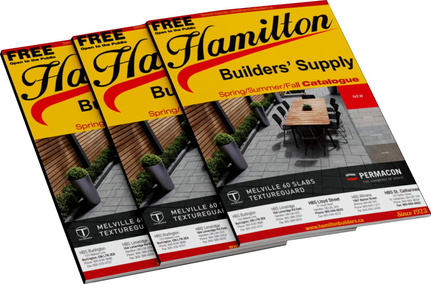 Hamilton Builders Catalogue