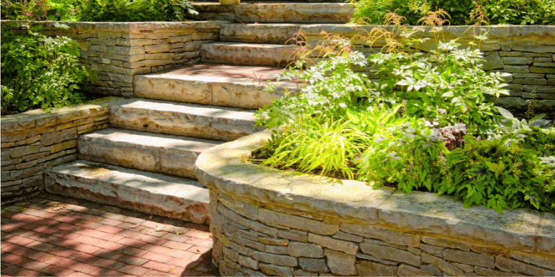 Garden Retaining Wall